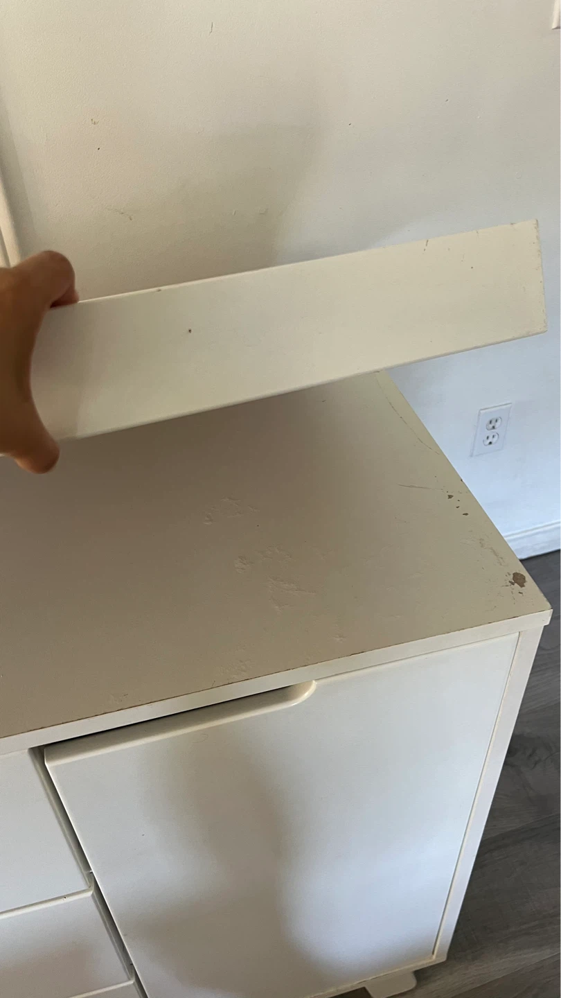 Montebello White Baby Changing Table with drawers - photo 4