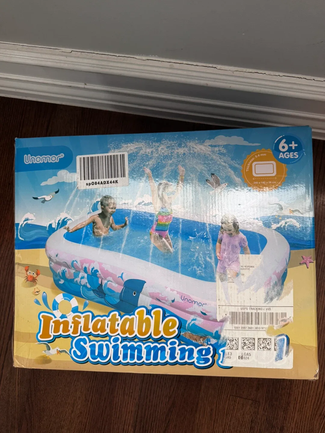 Unomor Inflatable Swimming Pool for Kids