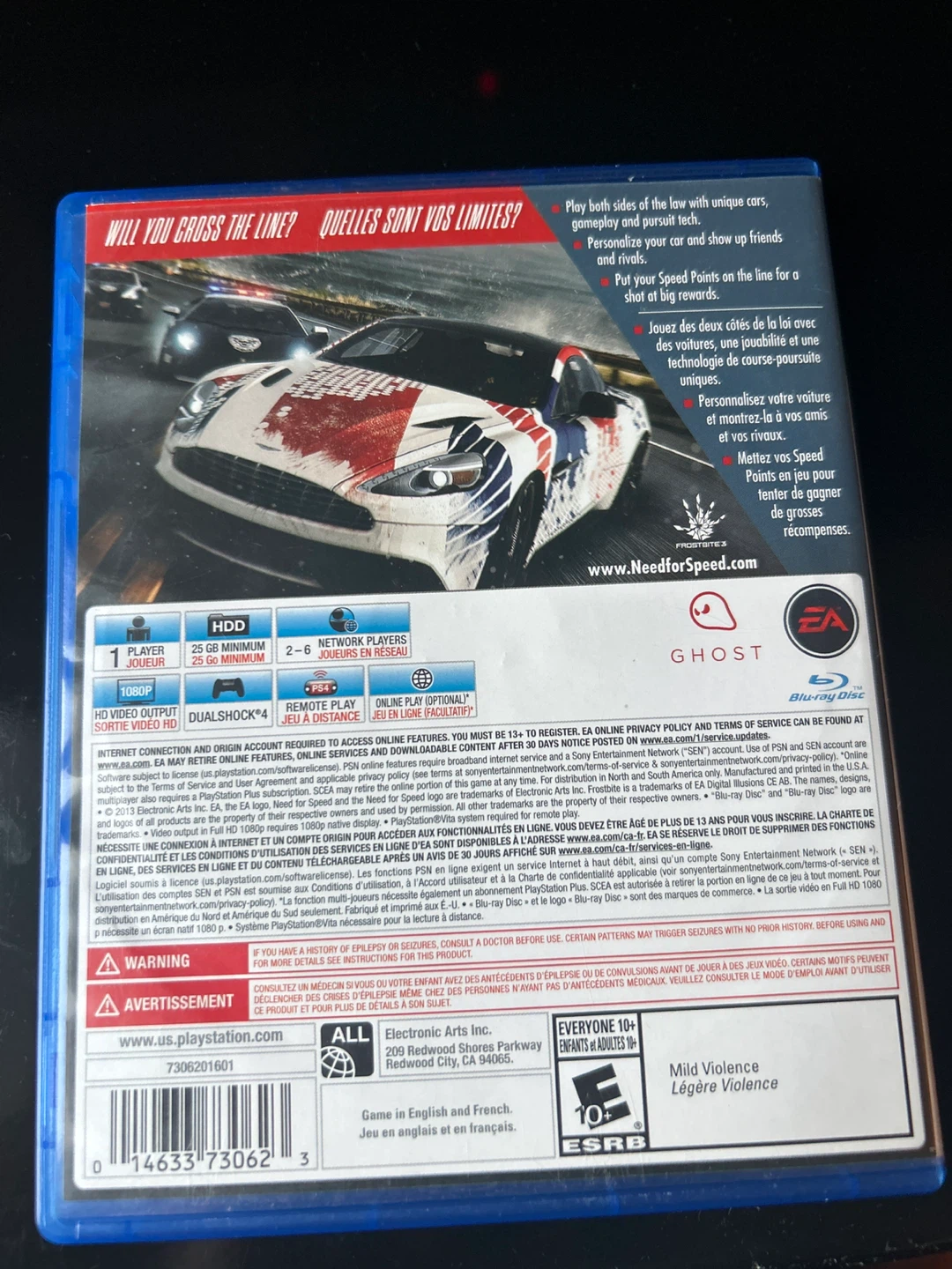Need for Speed Rivals PlayStation 4 PS4 Game - photo 2