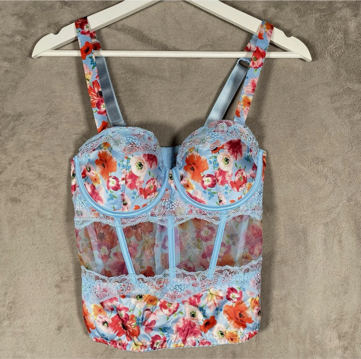 Victoria's Secret Floral Corset Top - photo 3