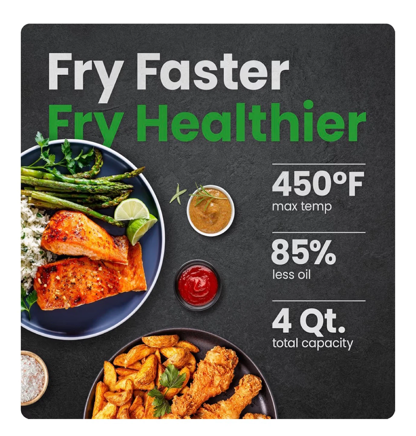 Chefman 4-Quart Air Fryer - photo 3