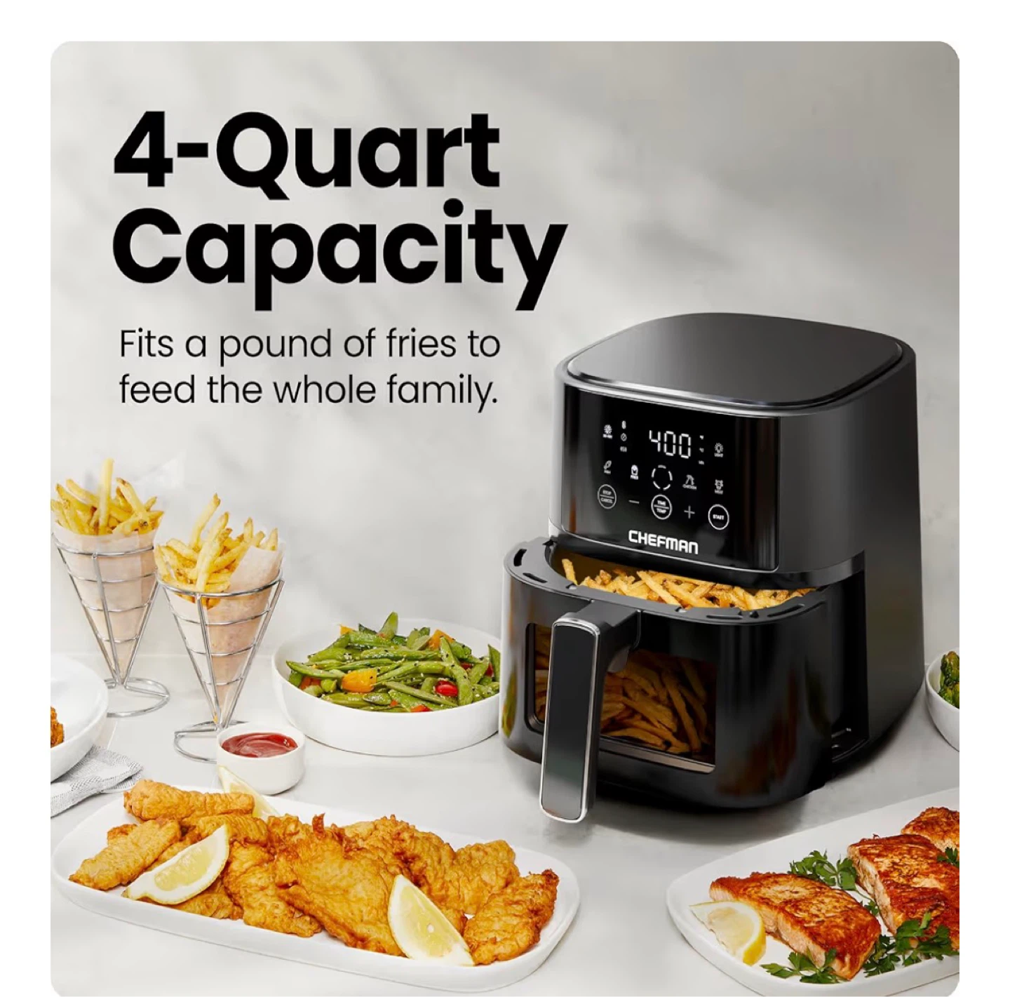 Chefman 4-Quart Air Fryer - photo 4