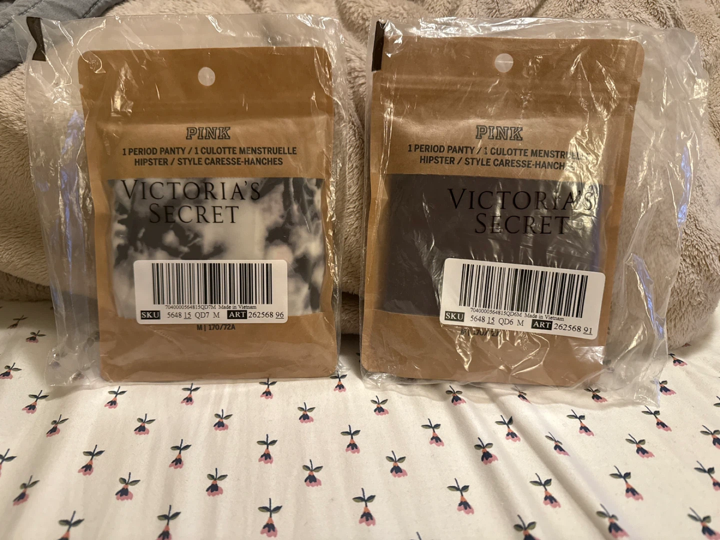 CLOSET CLEAN OUT VS Pink period panties