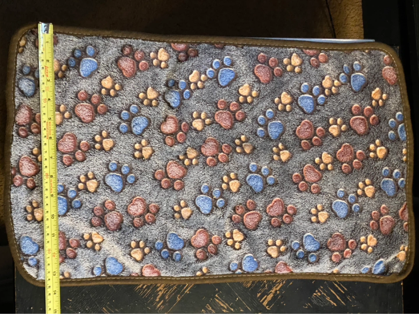 Set of 3 Pet Blankets - Paw Print Pattern - ONLY $1 - photo 2