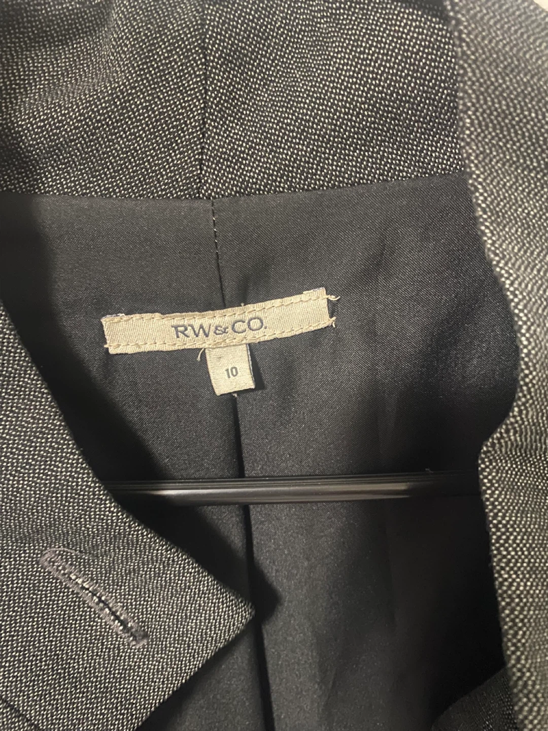 RW & CO. Grey Blazer - Size 10 - photo 3