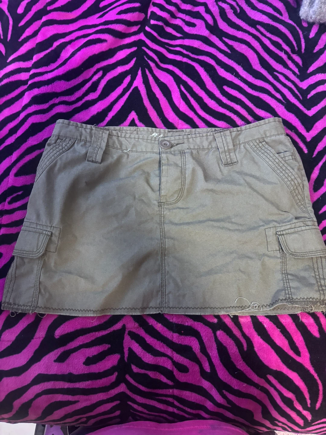 Blue Notes Cargo Mini Skirt Size L