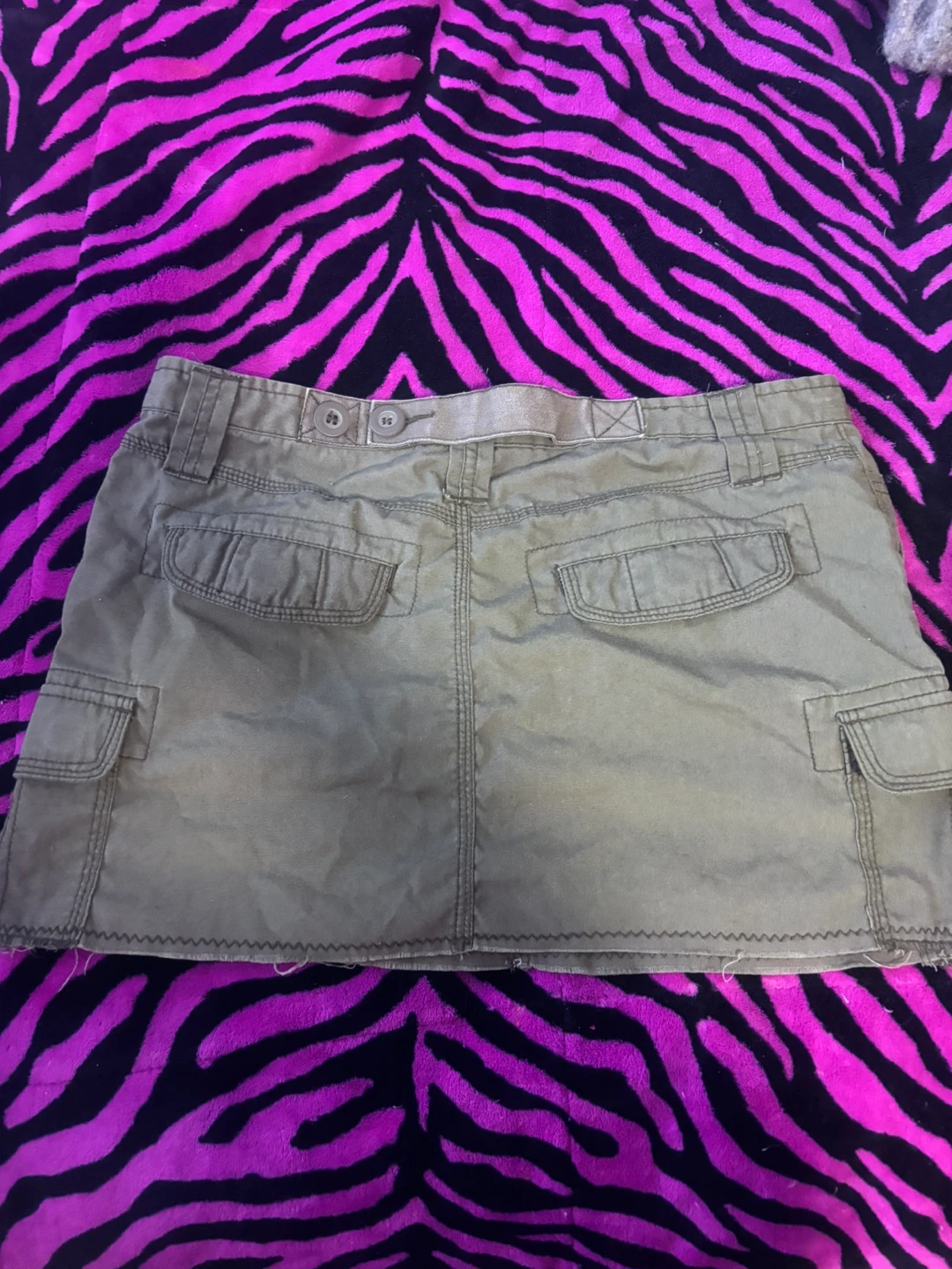 Blue Notes Cargo Mini Skirt Size L - photo 2
