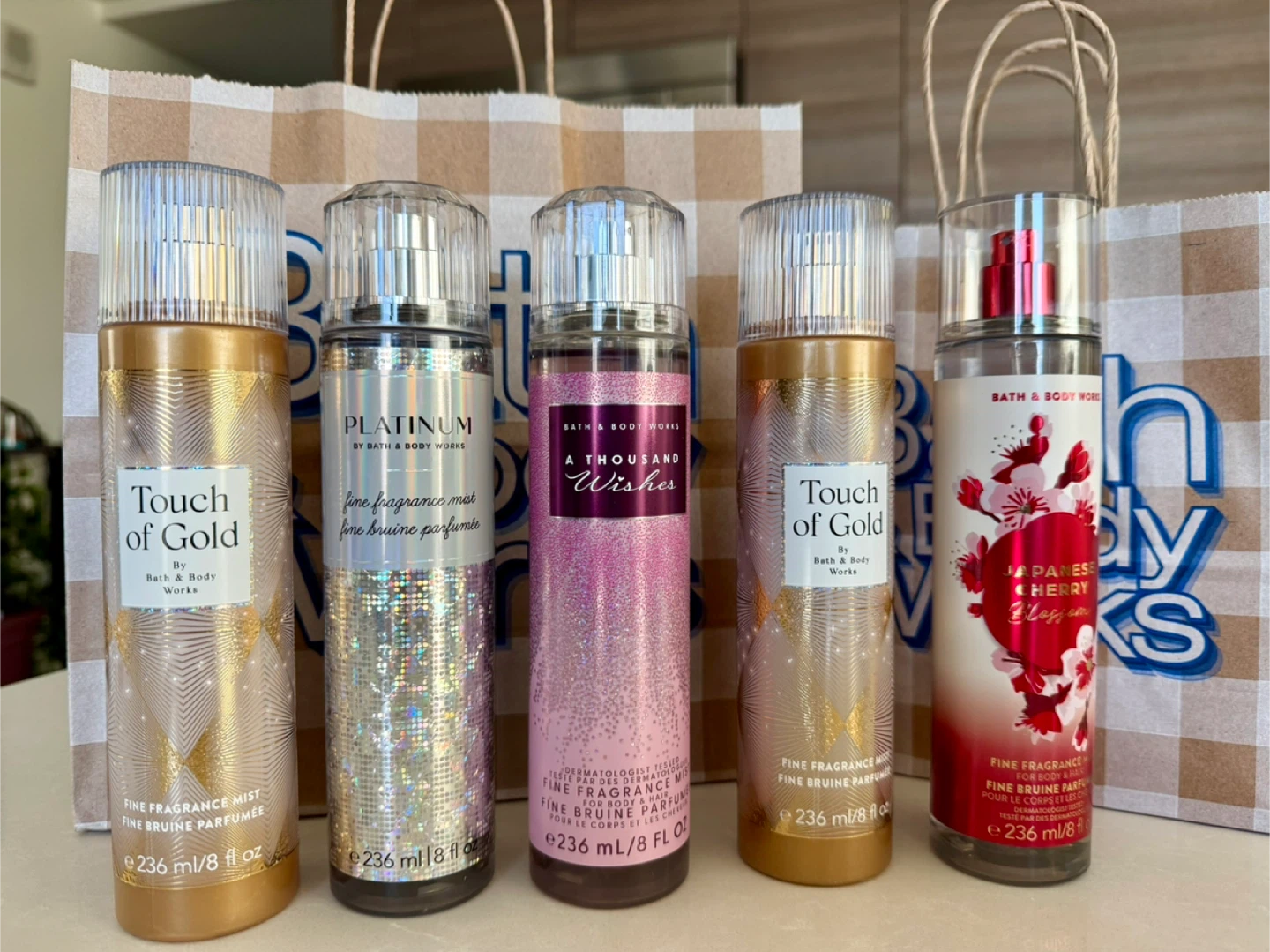 Bath and Body Works Fragrance Mist ($10 each)