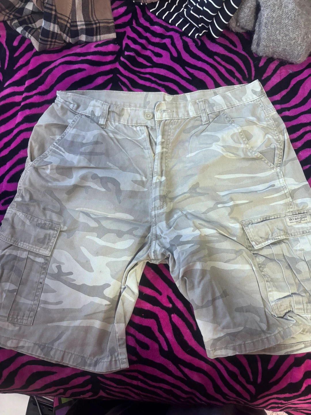 Wrangler Men's Camo Cargo Shorts