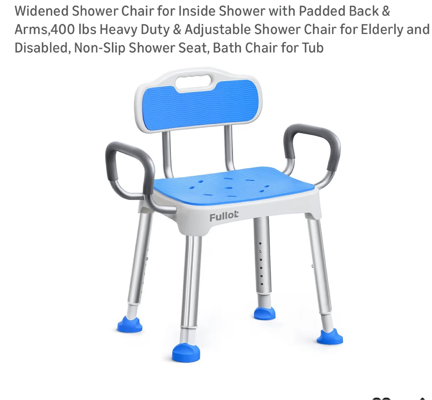 Fullot Shower Chair for Elderly and Disabled S70