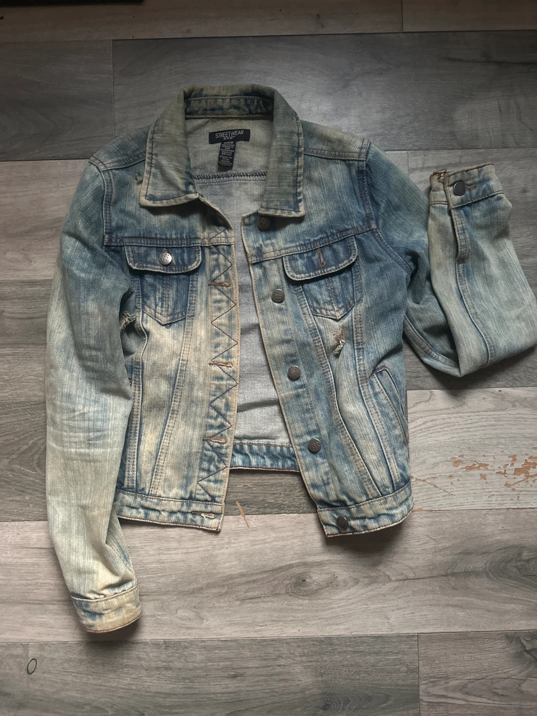 Distressed Blue Denim Jacket