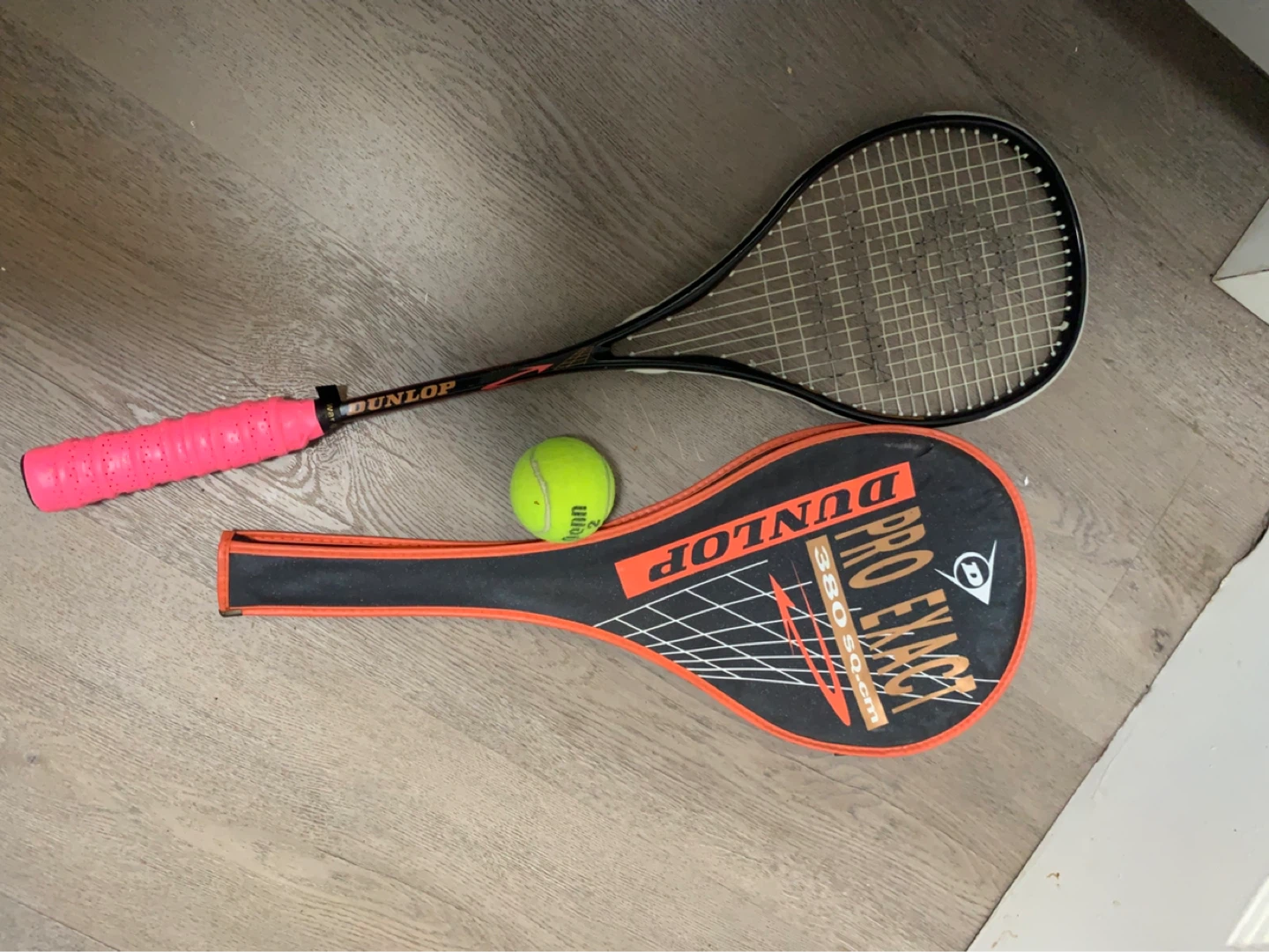 Dunlop Pro Elite Squash Racquet with Cover and Ball