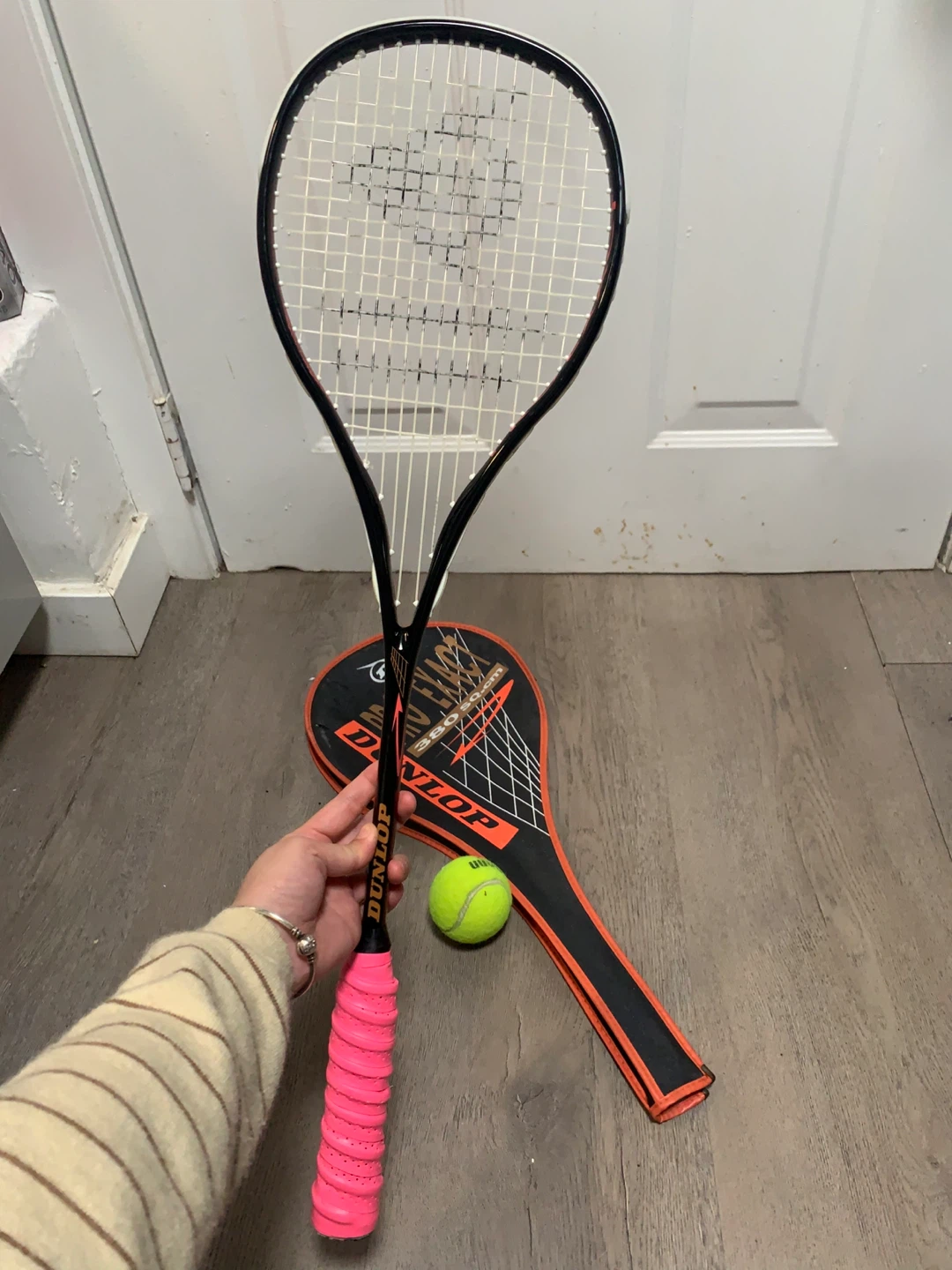 Dunlop Pro Elite Squash Racquet with Cover and Ball - photo 2
