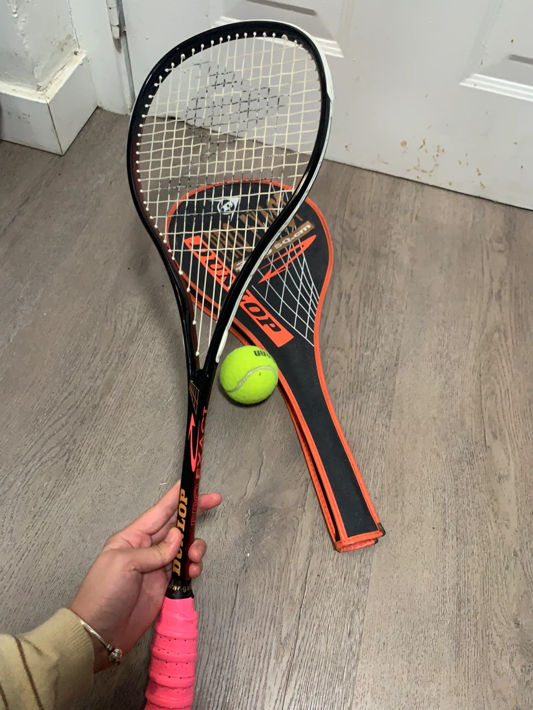 Dunlop Pro Elite Squash Racquet with Cover and Ball - photo 5