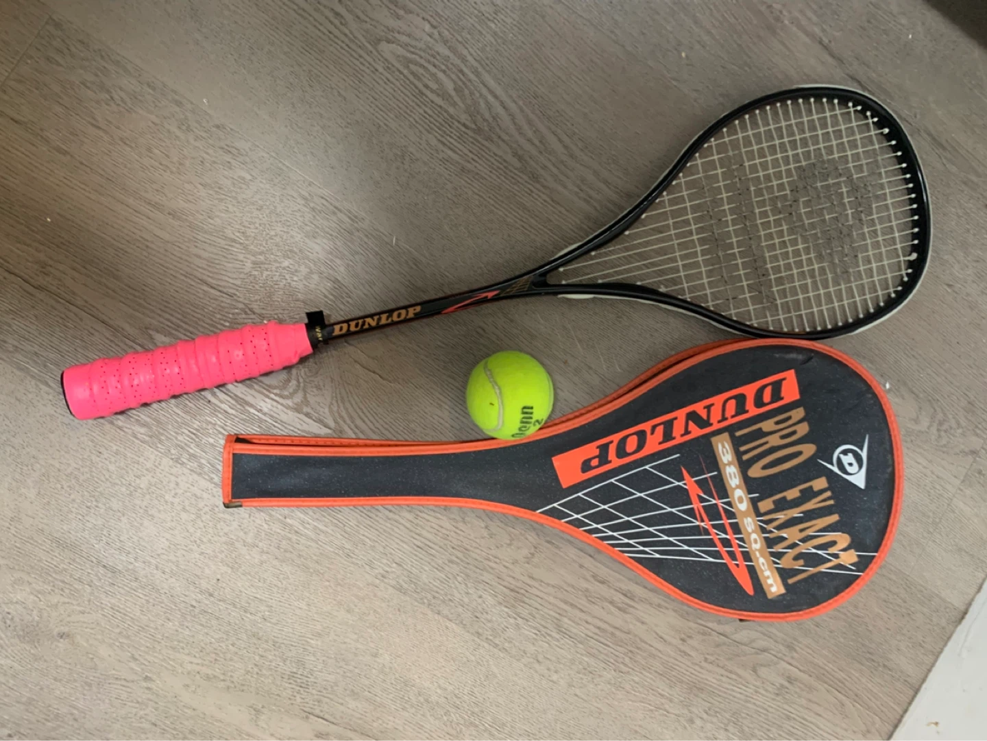 Dunlop Pro Elite Squash Racquet with Cover and Ball - photo 4