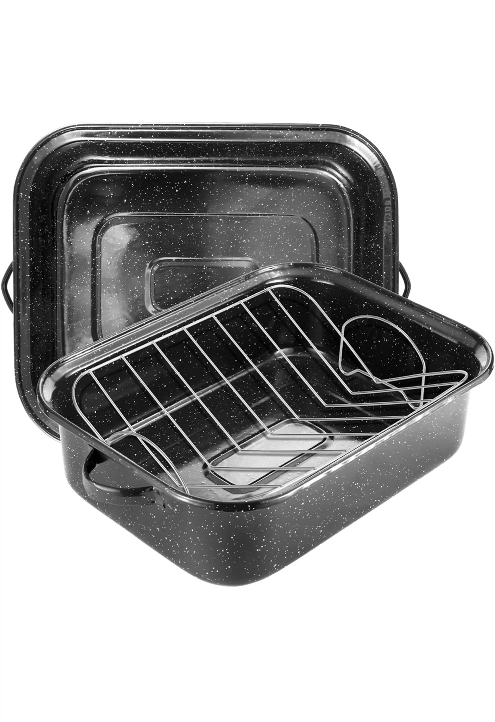 21in Roasting Pan with Lid, Rack & Baster - photo 4