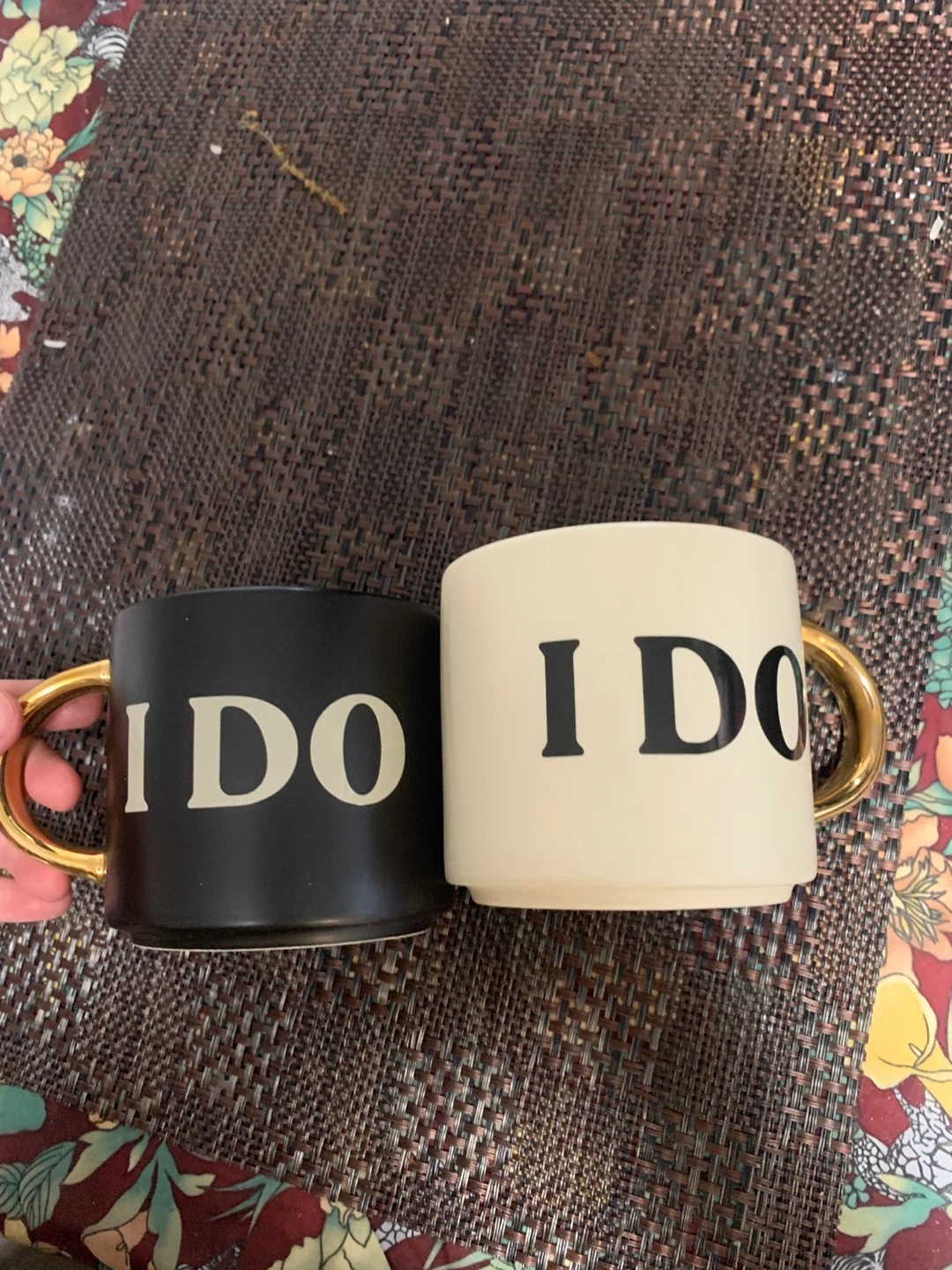 Indigo "I DO" Mugs (Set of 2) - photo 5
