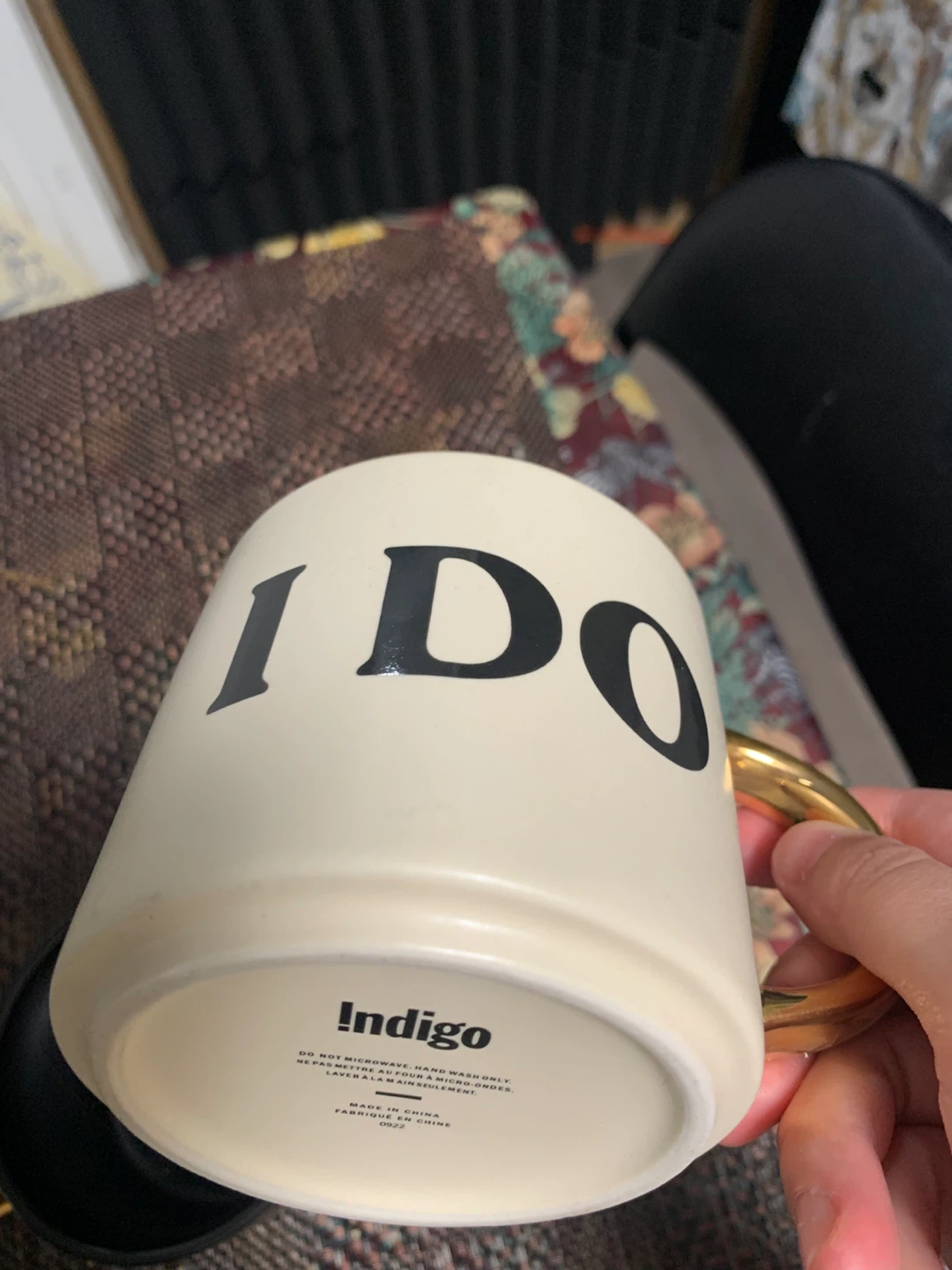 Indigo "I DO" Mugs (Set of 2) - photo 2