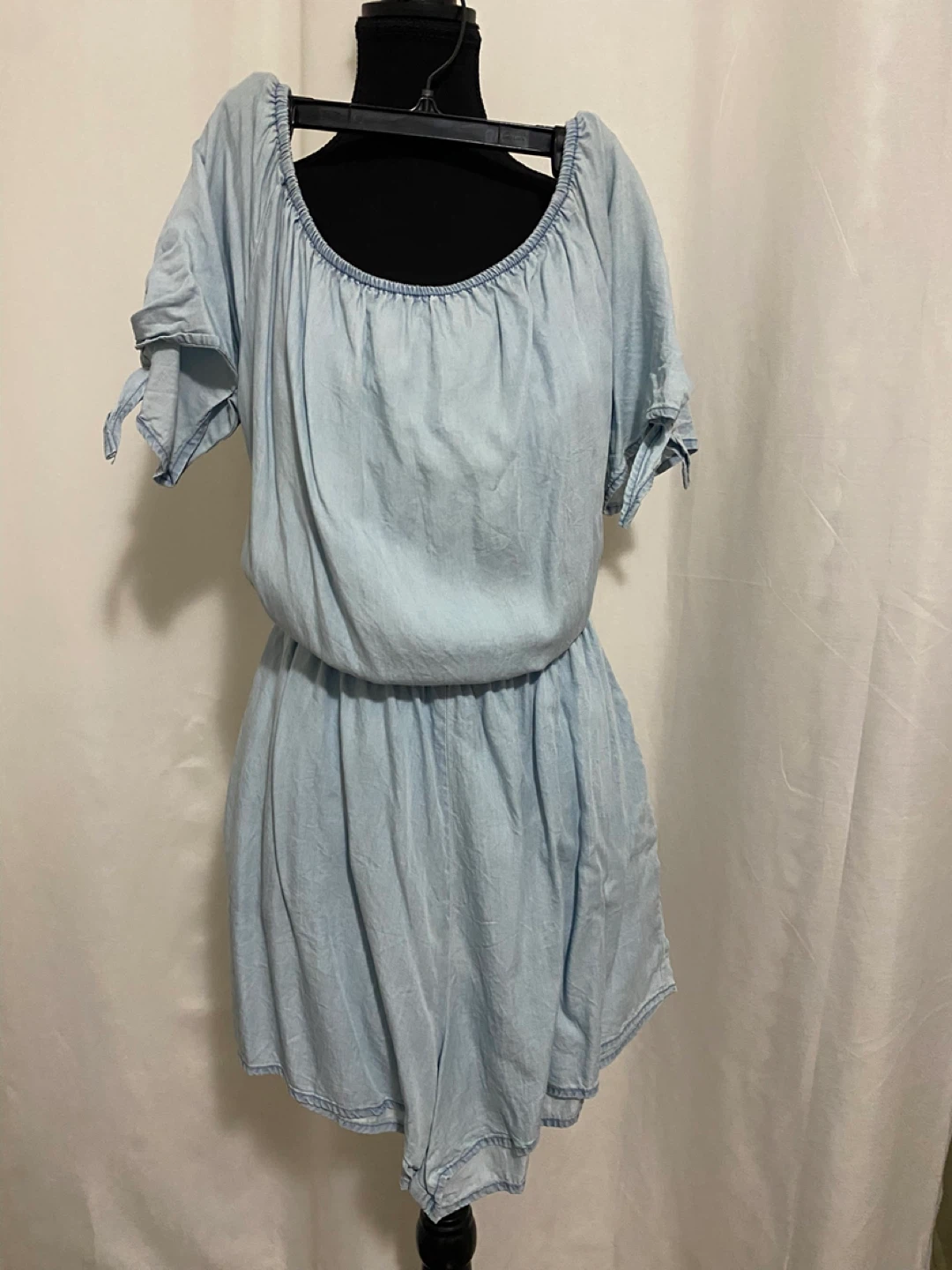 Streetwest Society Light Wash Denim Romper Size L