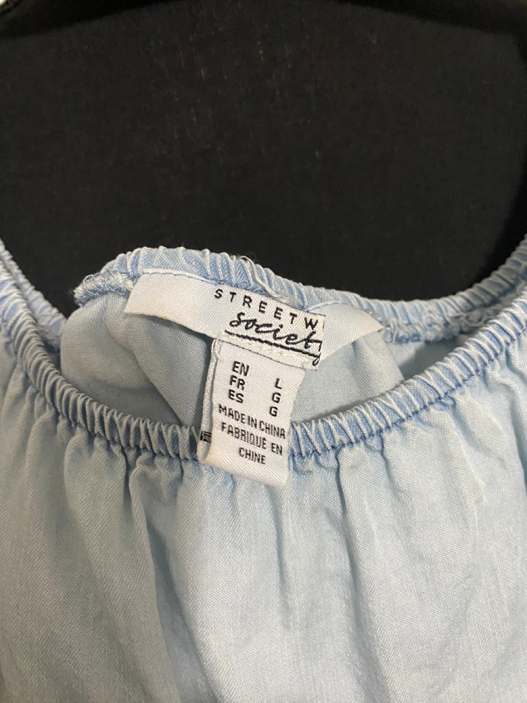 Streetwest Society Light Wash Denim Romper Size L - photo 2