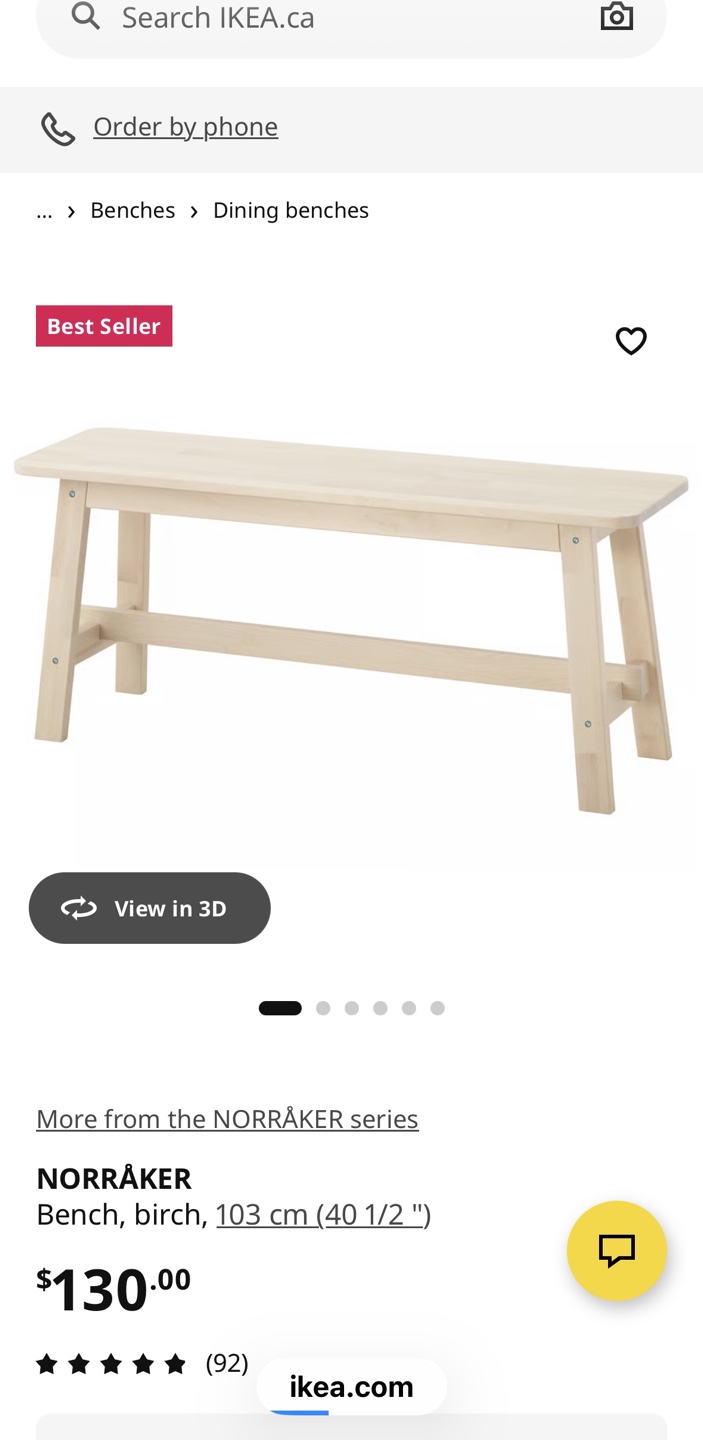Can deliver—Ikea Norraker table and bench with 2 black chairs. - photo 3