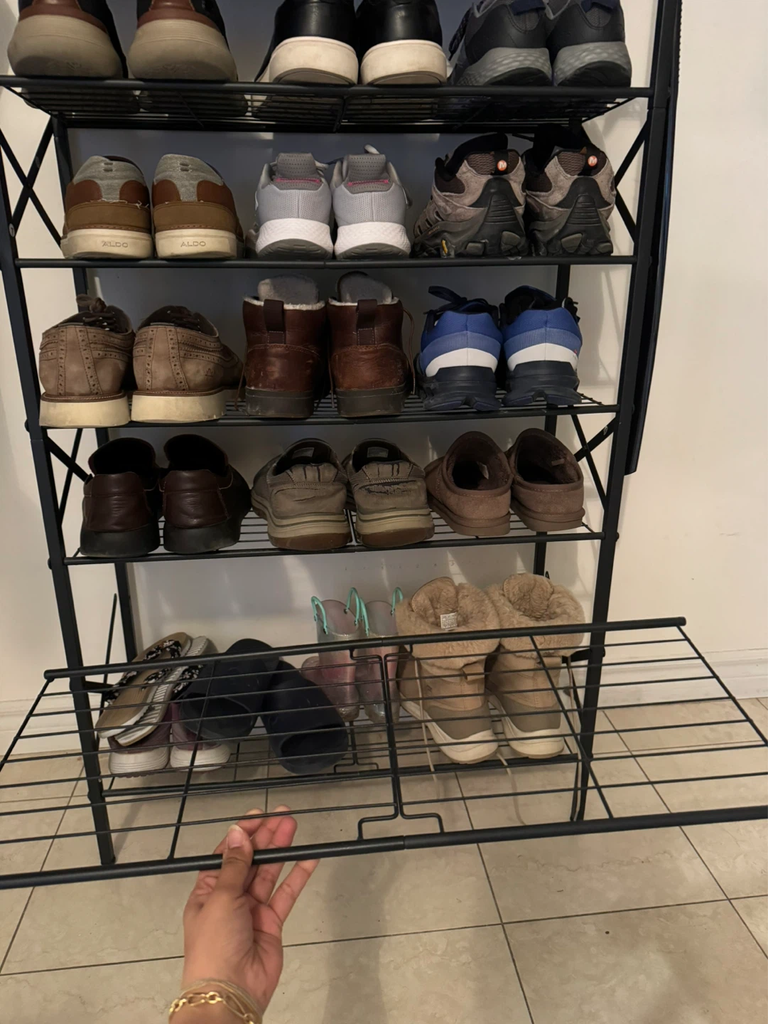Wooden Top 8-Tier Shoes Rack - photo 4