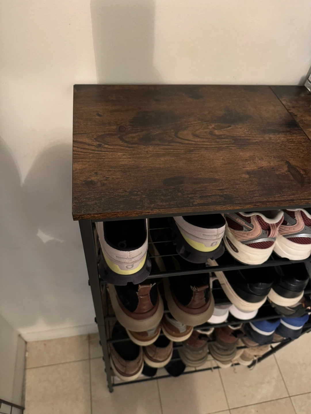 Wooden Top 8-Tier Shoes Rack - photo 5