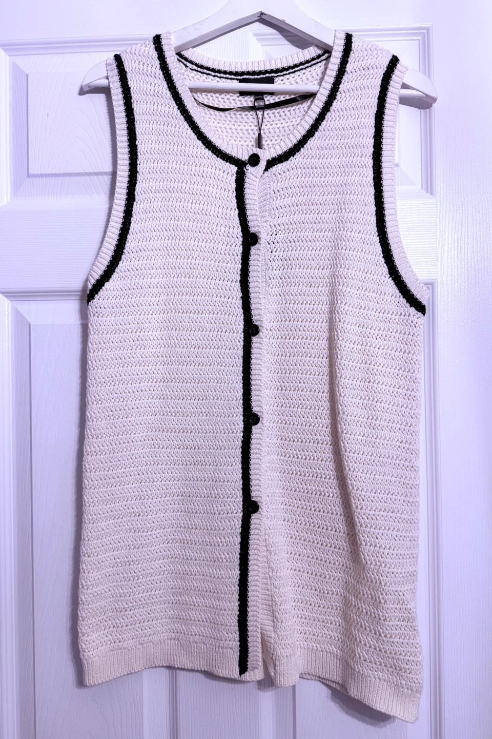 LINE Knitwear - Mia -Knit Vest Top in Pebbled Shore - photo 2