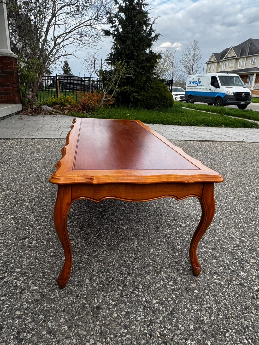 Vintage Wood Coffee Table - photo 2