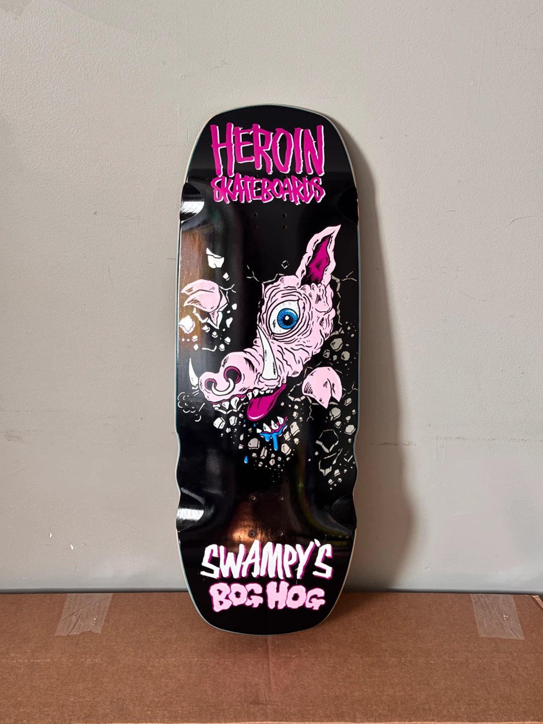 Heroin Skateboards Swampy's Bog Hog Skateboard Deck