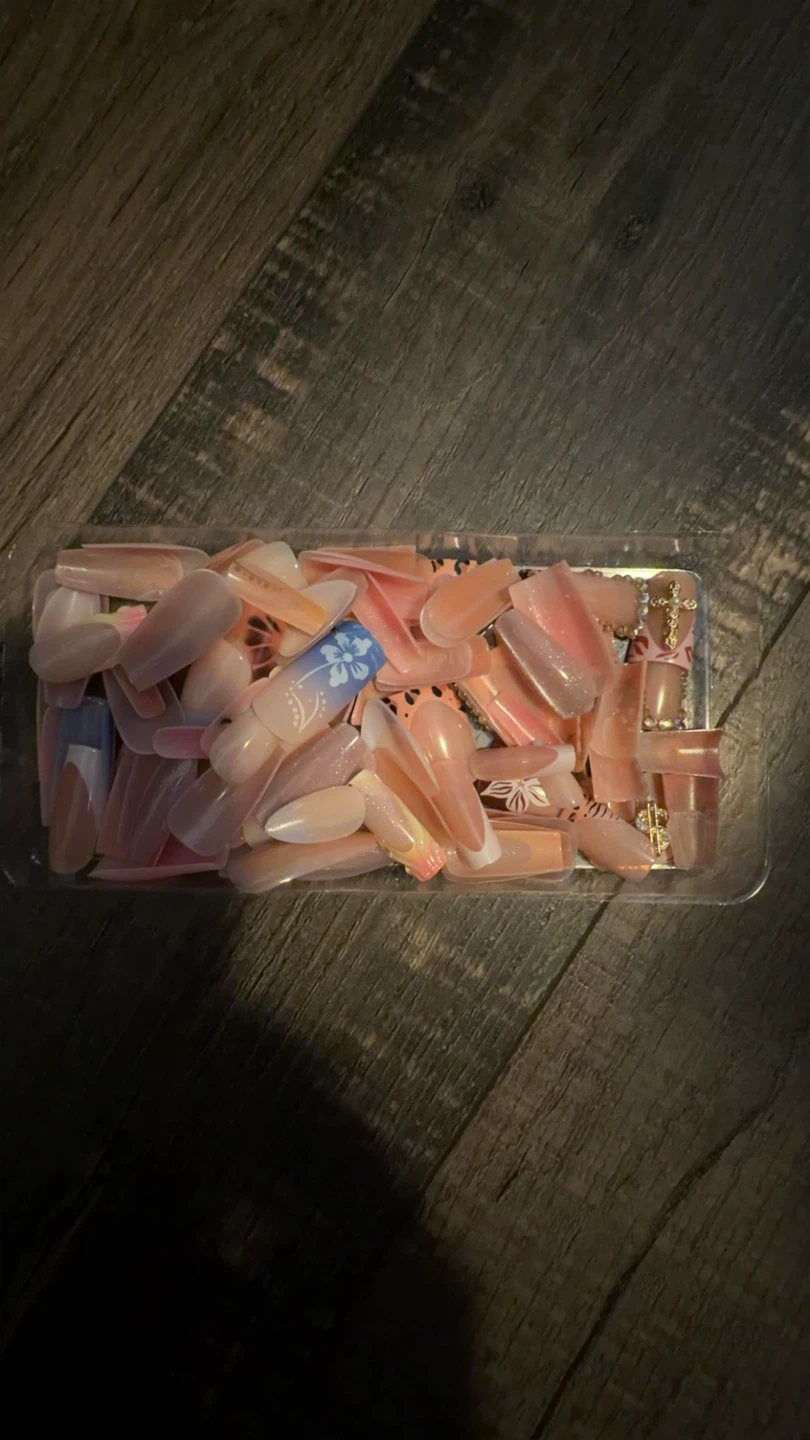 Assorted French Tip Press-On Nails