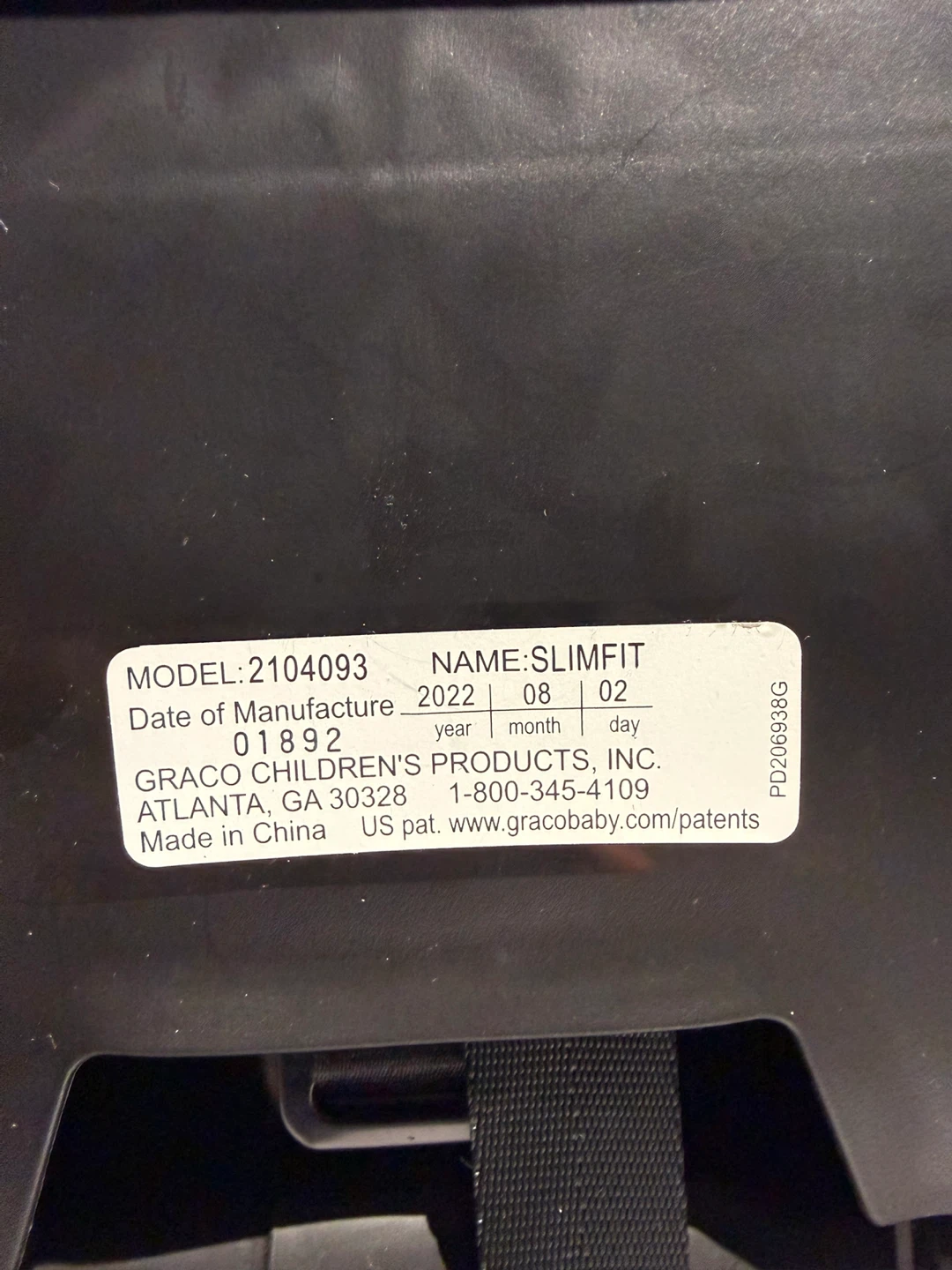 Graco SlimFit Convertible Car Seat - photo 2