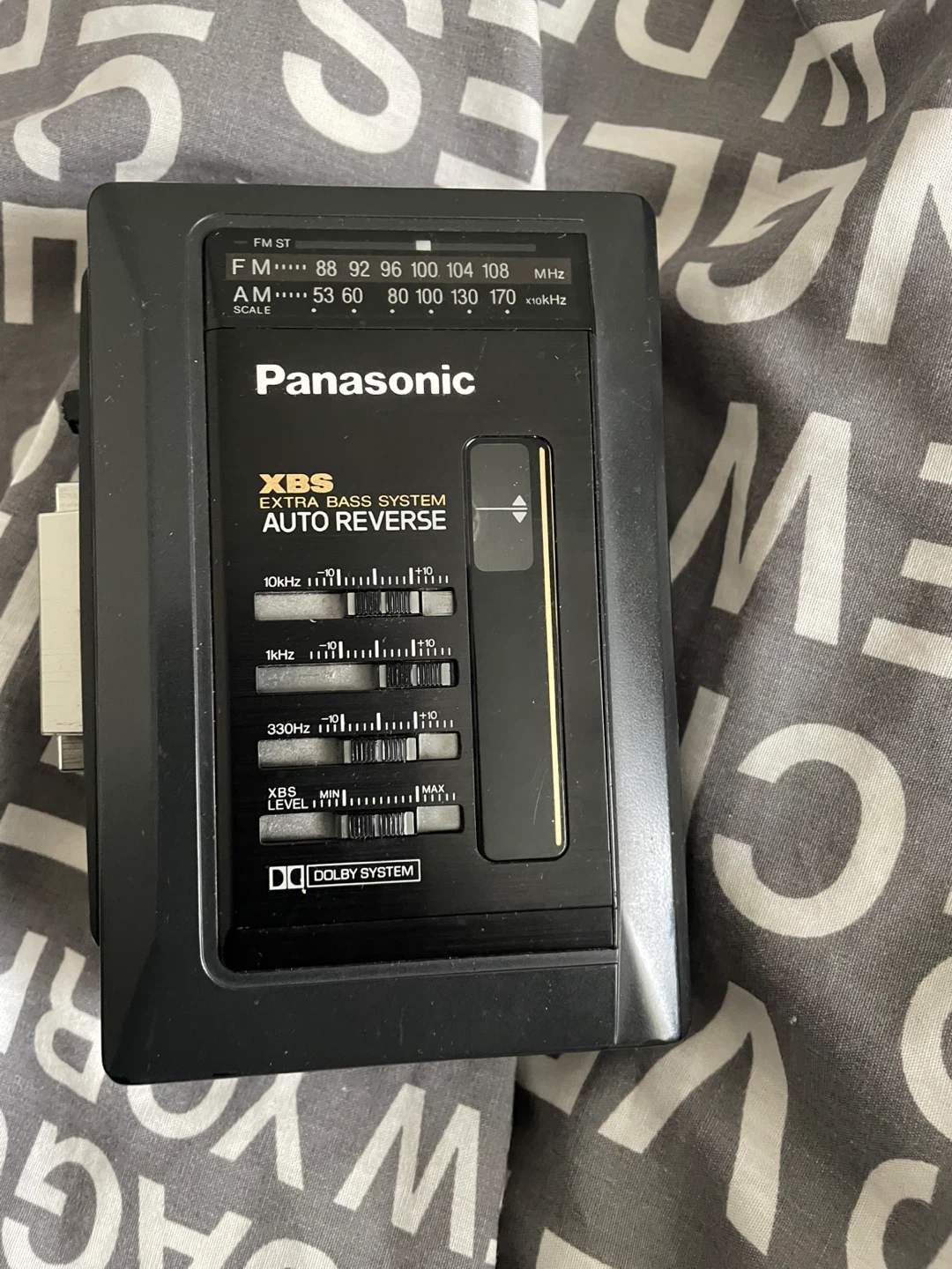 Panasonic XBS Auto Reverse Cassette Player