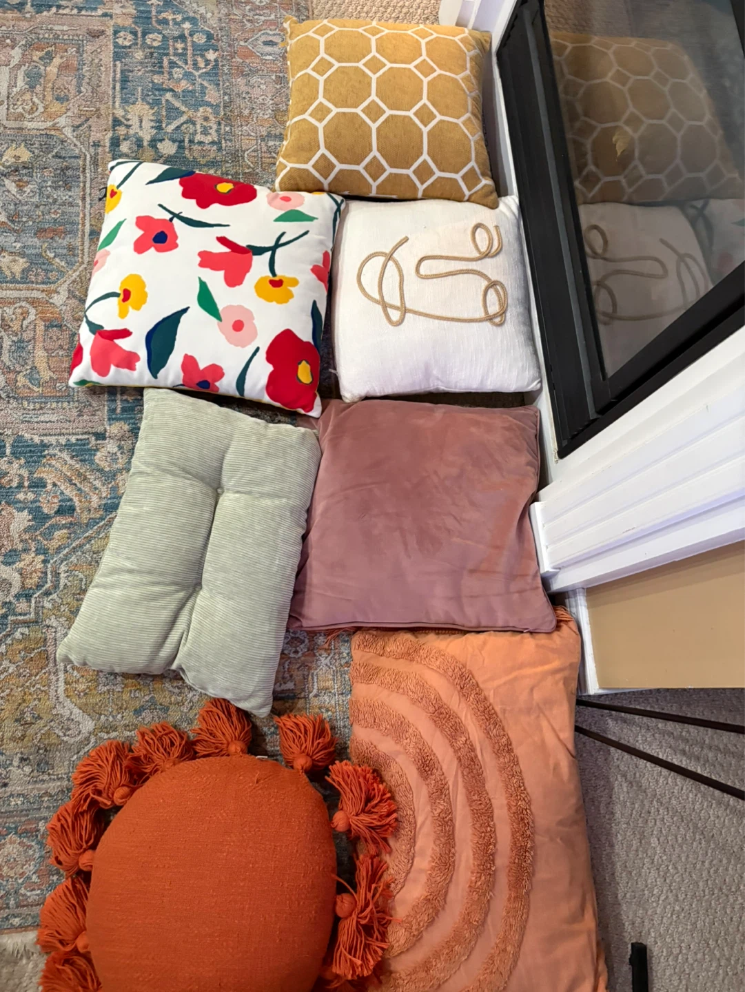 Assorted Simons Decorative Throw Pillows