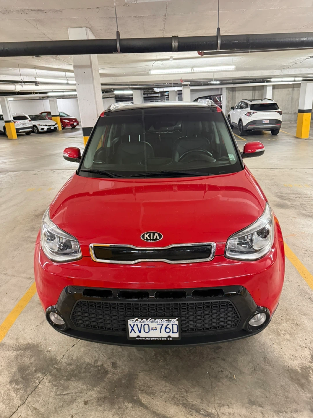 Red Kia Soul SX