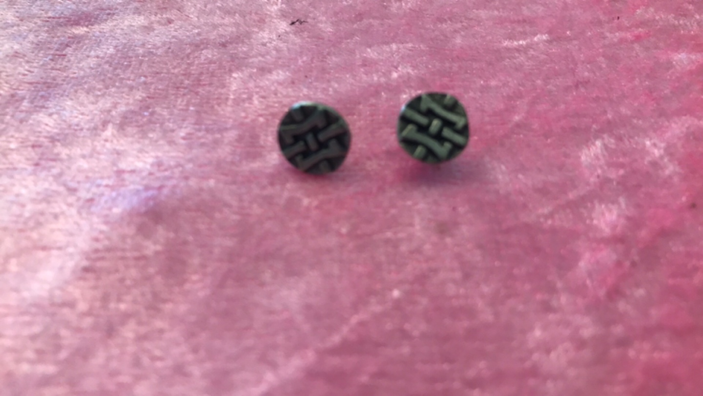 Pewter Stud Earrings
