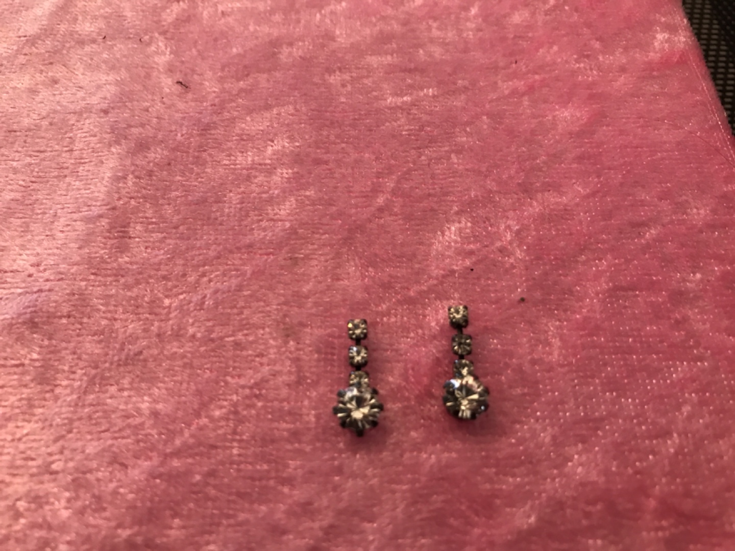 Rhinestone Drop Earrings