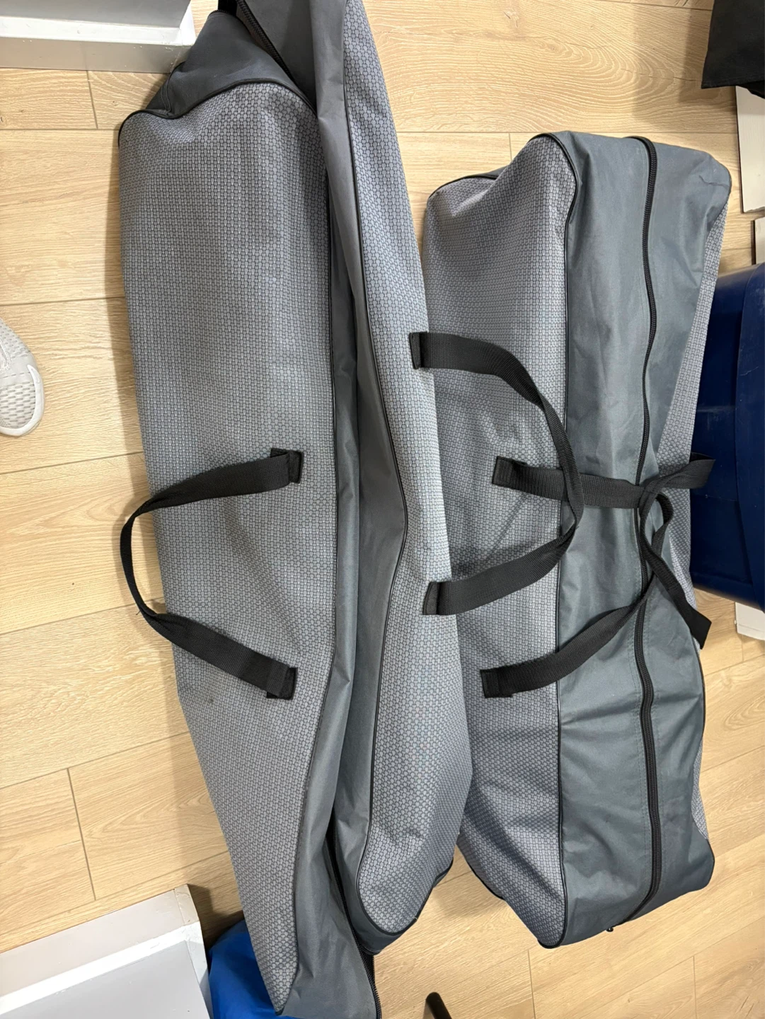 2 - Grey Padded Folding Camping Chair with Carry Bag - photo 3