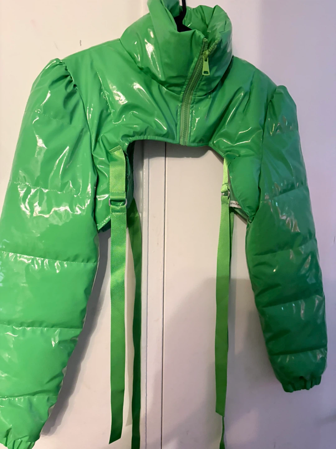 Daisy Green Puffer Jacket
