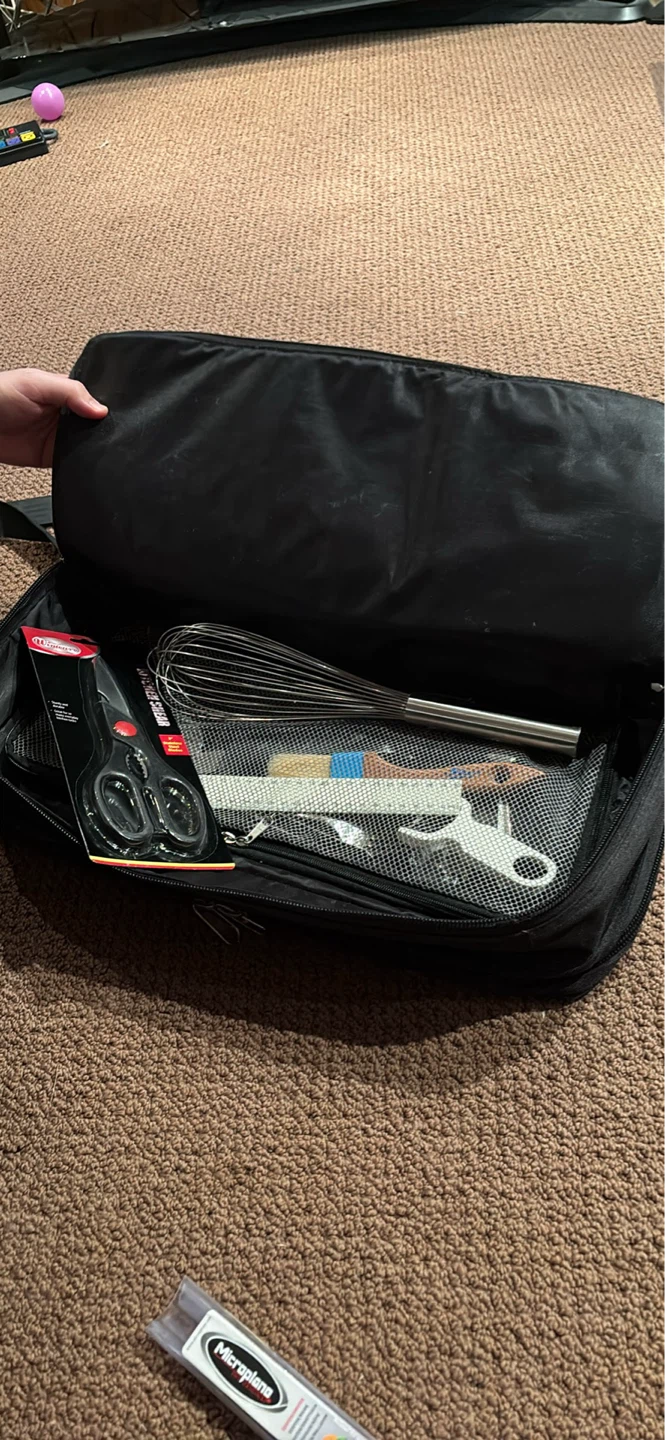 George Brown Chef School Knife Roll Bag with Utensils - photo 2