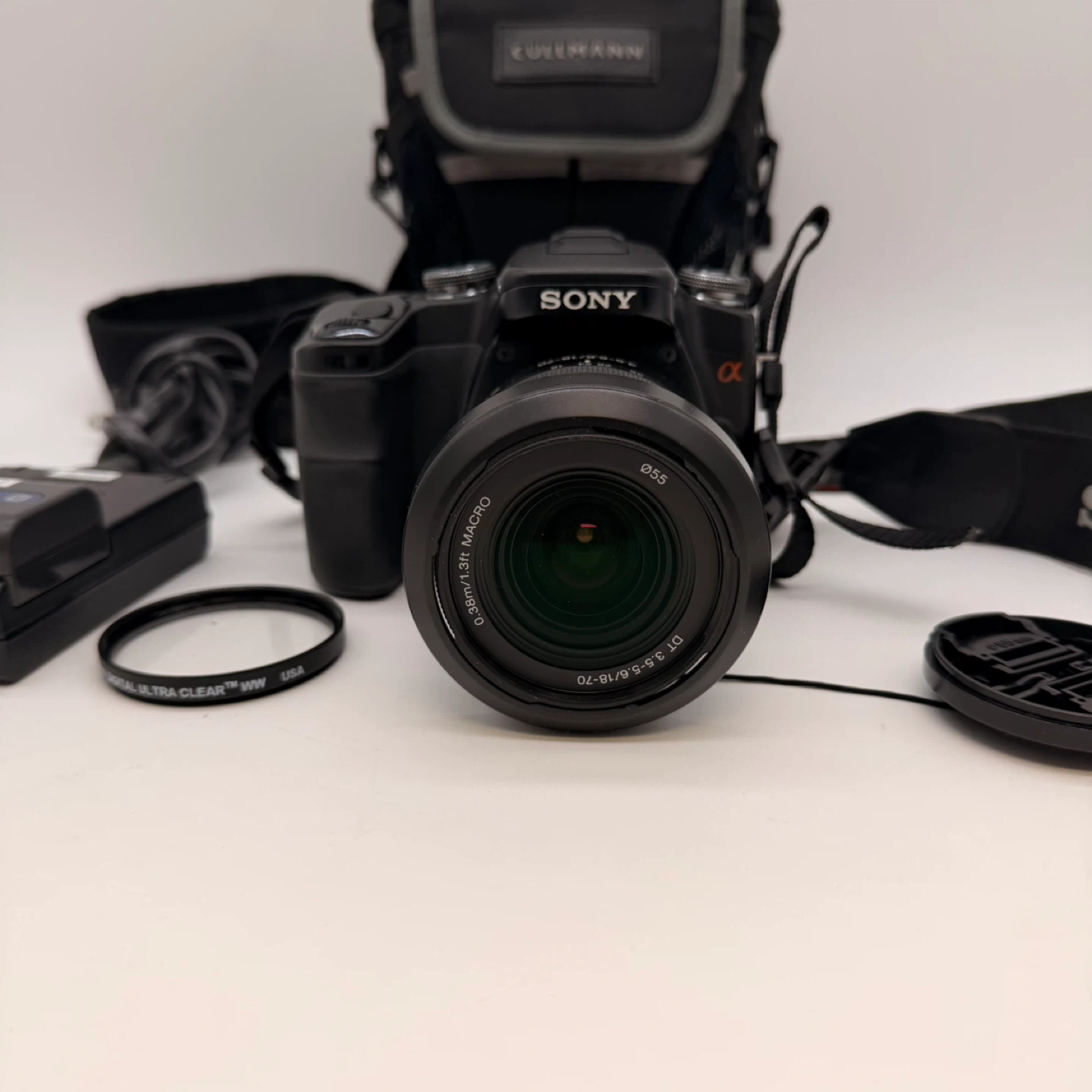 Sony Alpha A100 DSLR Camera Kit 18-70mm Lens Bundle Tested Works - photo 2
