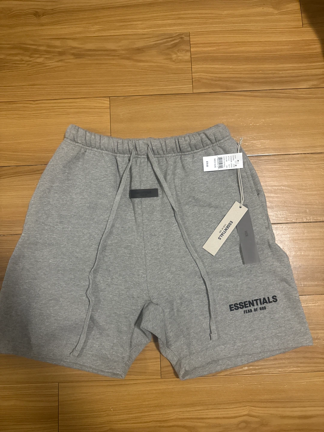 Essentials Fear of God Grey Sweat Shorts Size M - photo 2