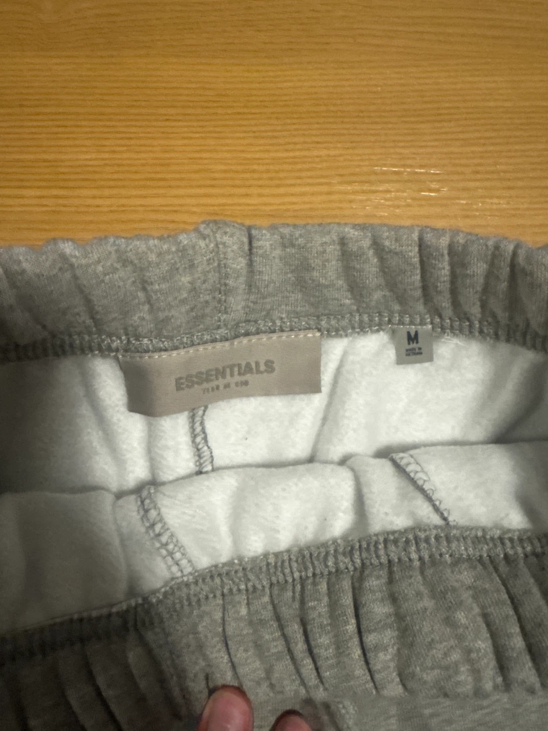 Essentials Fear of God Grey Sweat Shorts Size M - photo 5