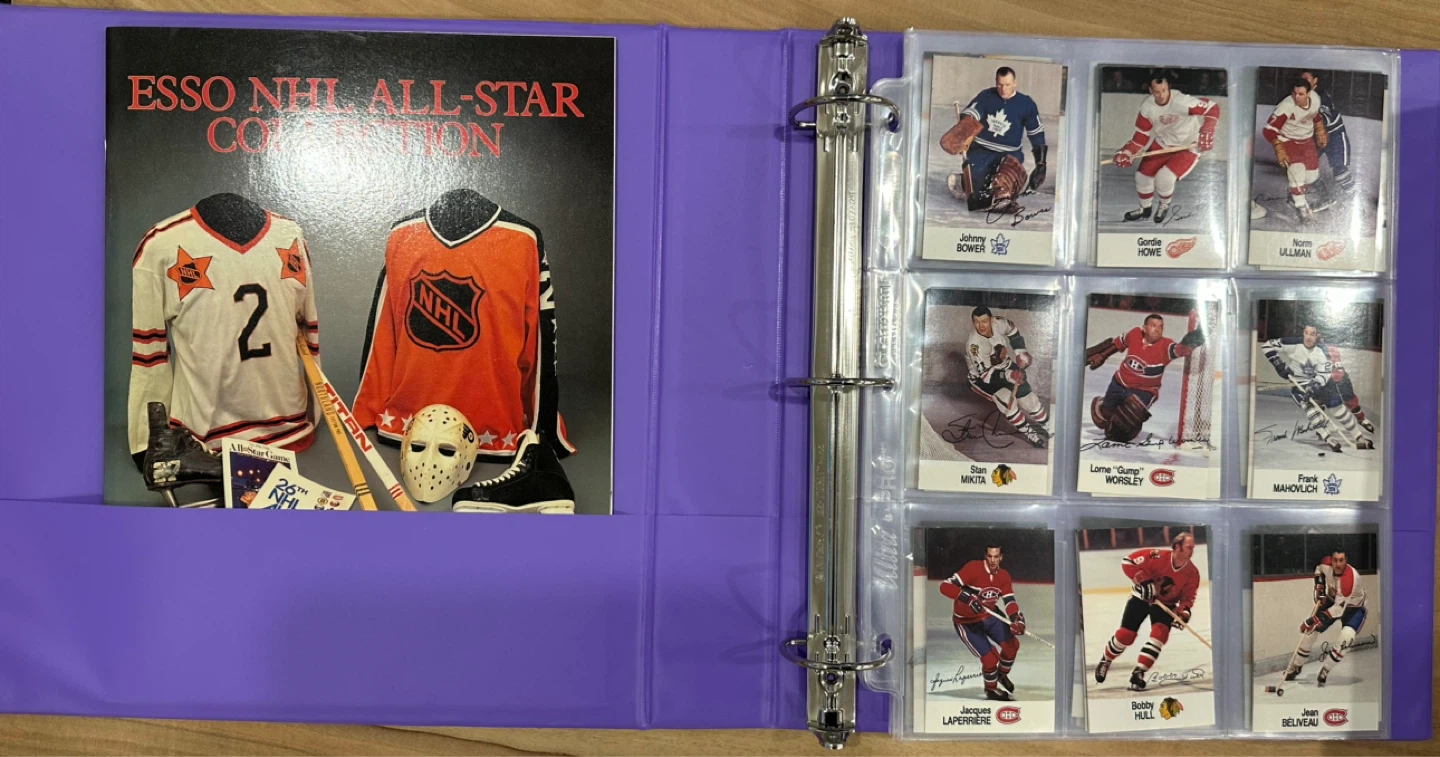 1988/89 Esso NHL All-Star Sticker Collection & Book