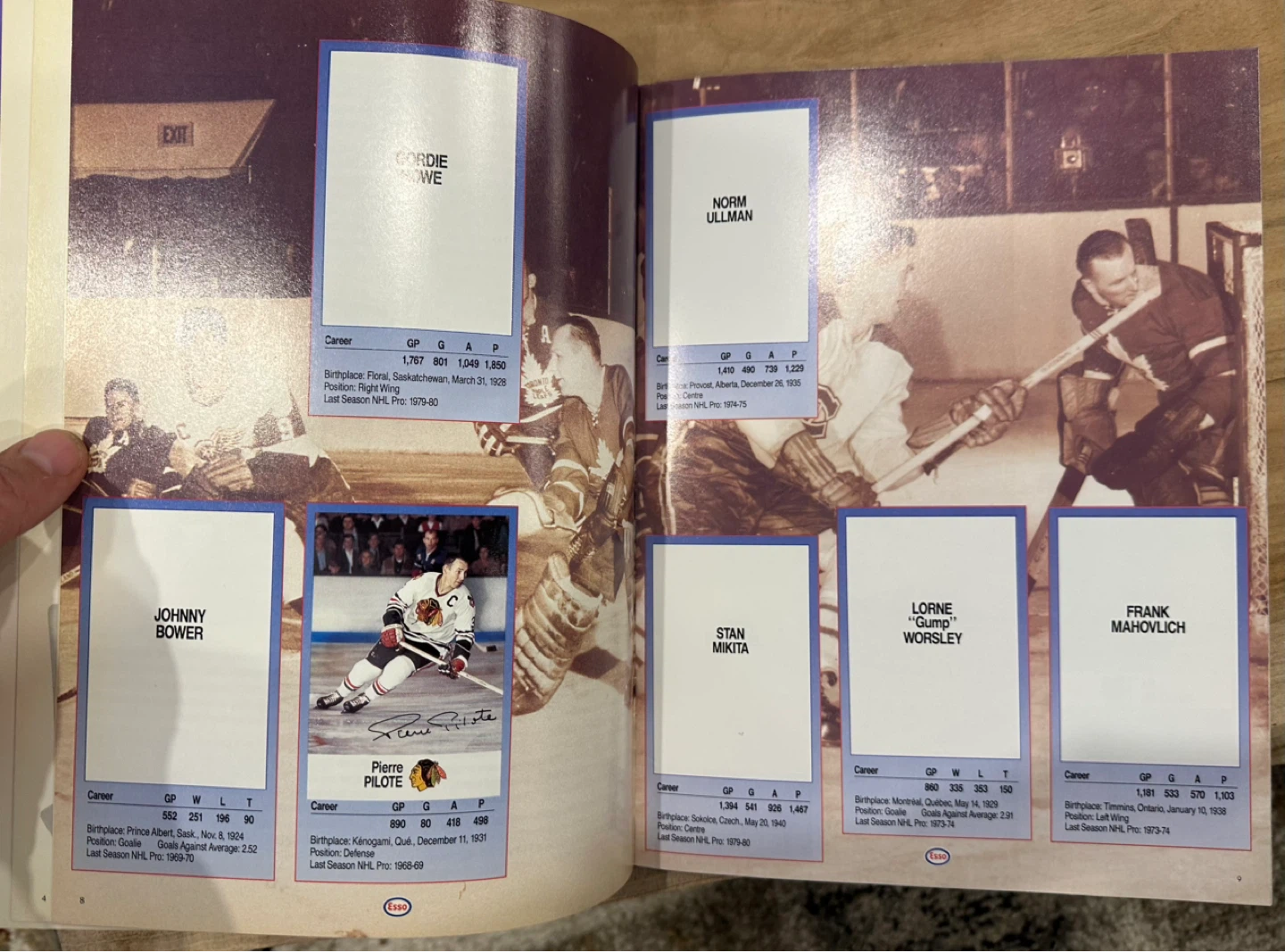 1988/89 Esso NHL All-Star Sticker Collection & Book - photo 3