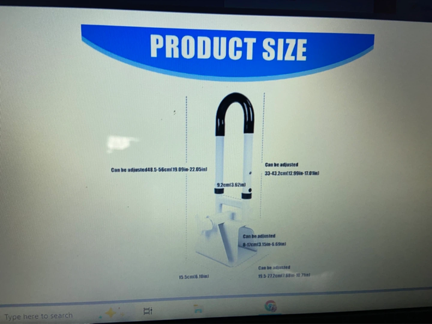 Bathtub safety handle - photo 3