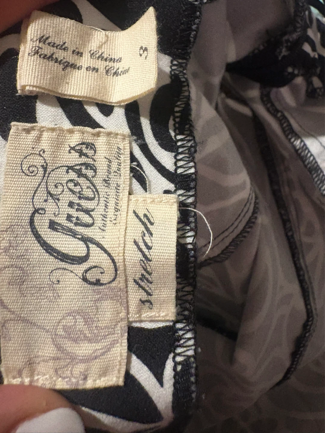 Guess: Black & White- Strapless Dress -Size 3 - photo 4