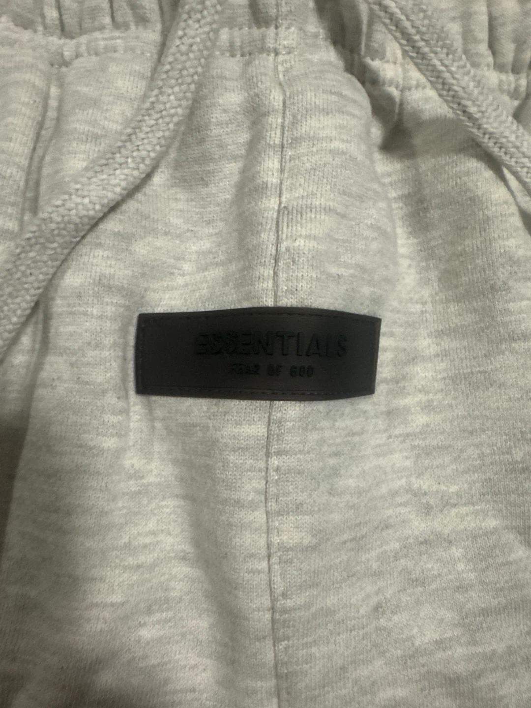 ESSENTIALS Fear of God Light Grey Sweat Shorts Size M - photo 3