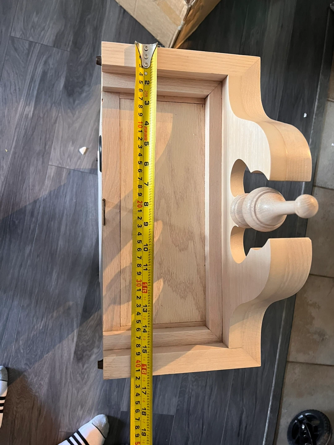 Huge Bulova Wooden Pendulum Wall Clock - photo 4