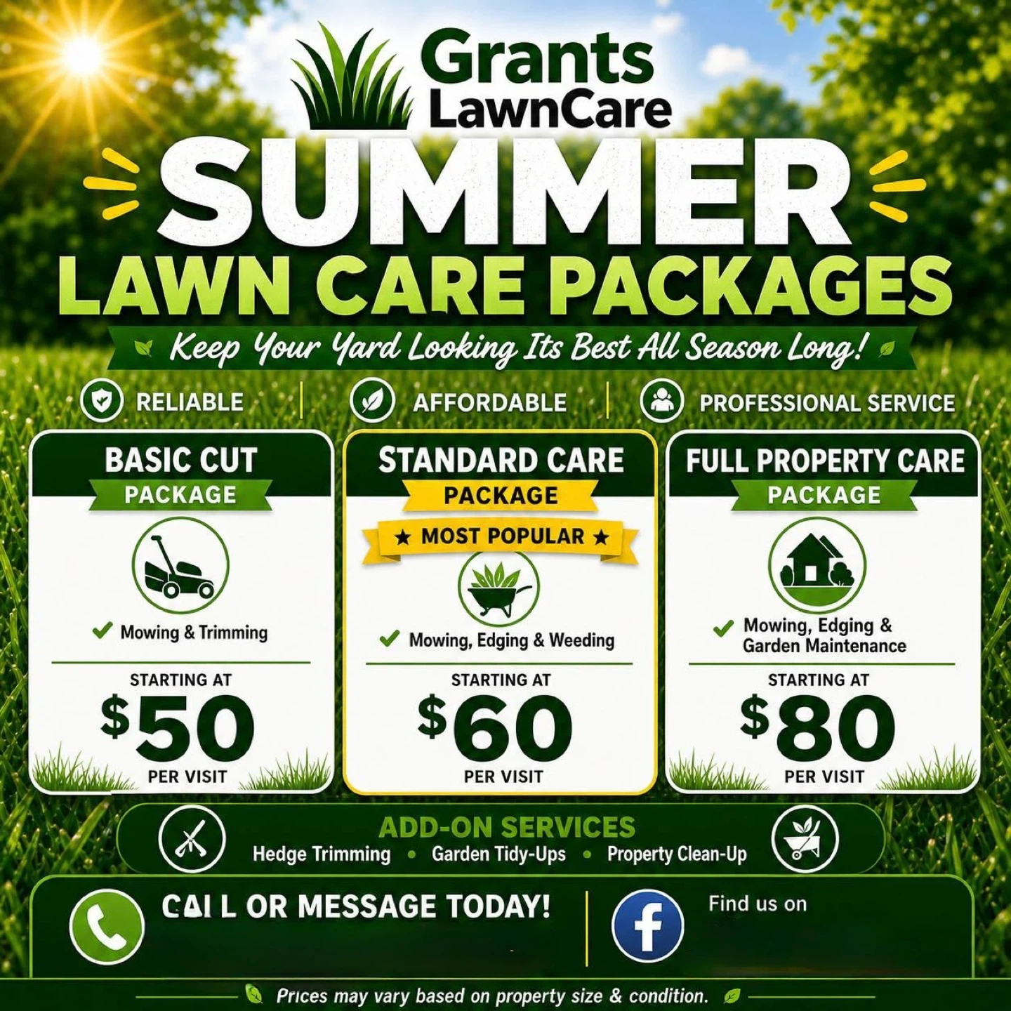 Garden cleaning service